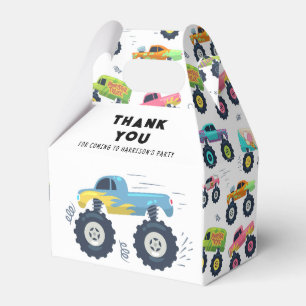 Tack Modern ungdom Monster Car Lastbilar Presentaskar