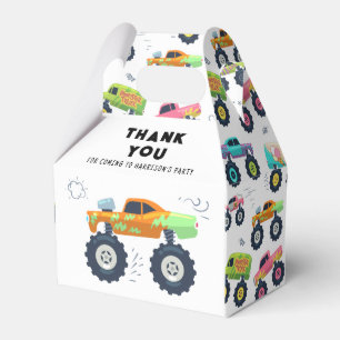 Tack Modern ungdom Monster Car Lastbilar Presentaskar