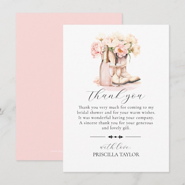 TACK MÖHIPPA Rosa Cowgirl Boots Kort (Fram/baksida)