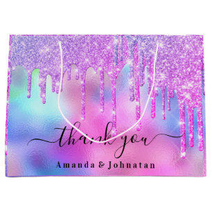 Tack Möhippa Sweet16th Glitter Holograph Drips