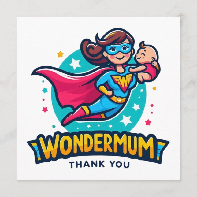 Tack Morsa! T-Shirt Rådkort (Framsida)