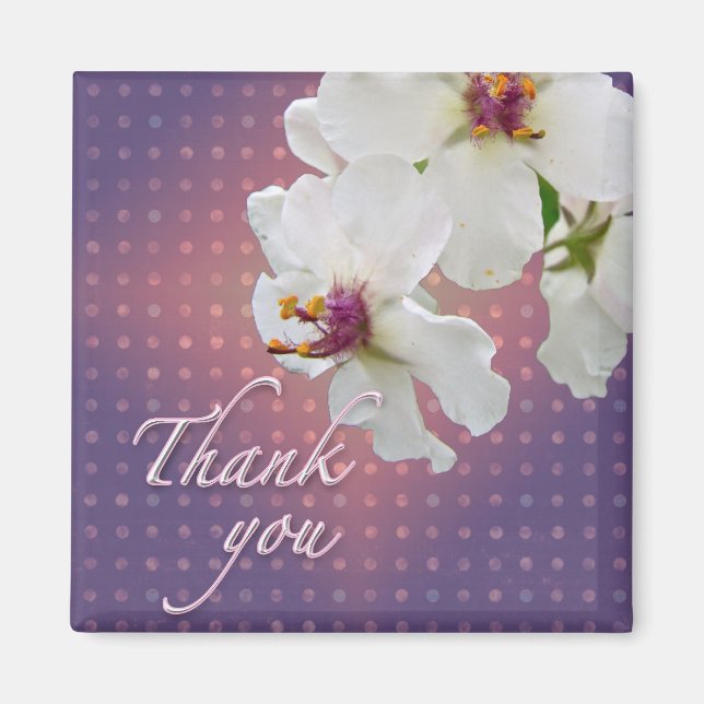 Tack Moth Mullein Wildblome Magnet (Framsidan)