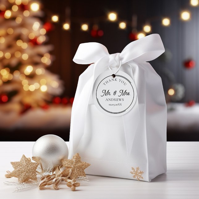 Tack! Mr& Circle Wood Art Frimärke Stämpel (Skapare uppladdad)