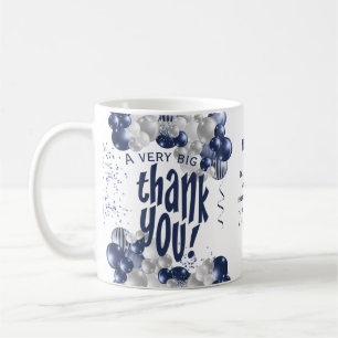 Tack Navy Balloons Kaffemugg