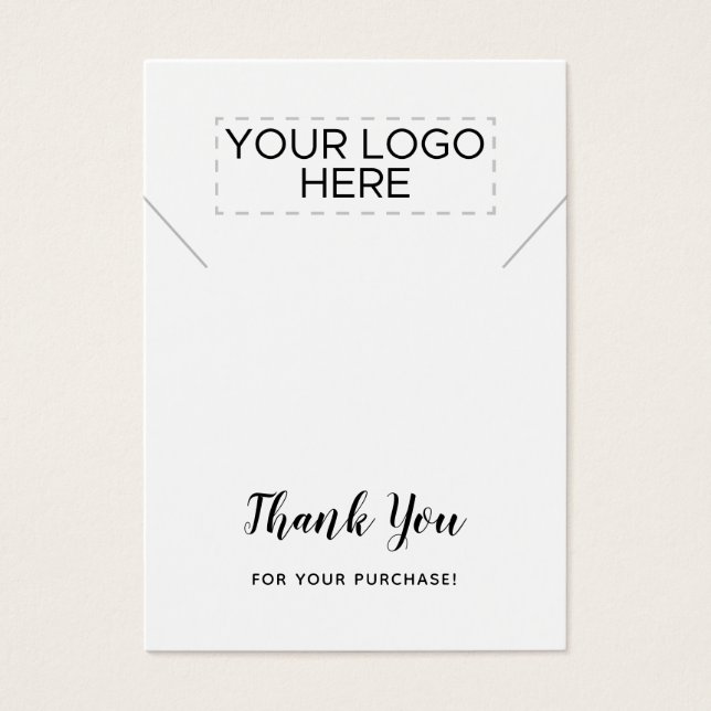 Tack Necklace Visning-kort Visitkort (Framsidan)