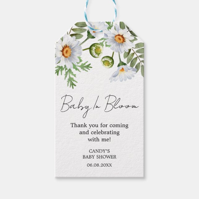 Tack nej baby shower presentkort presentetikett (Framsidan)
