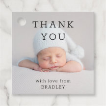 Tack Newborn Baby Shower-skript