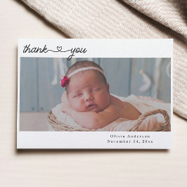Tack Newborn Photos Script Heart Birth Meddelande