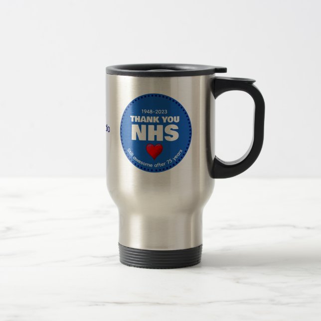 TACK NHS 75 år Resemugg (Höger)