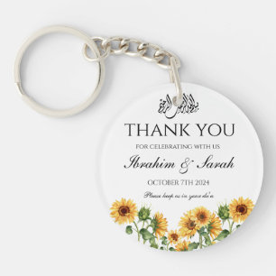 Tack nikah muslim bröllopsförmån blommigt