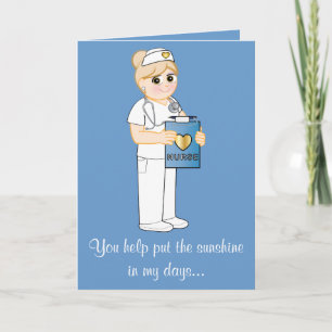 Tack Nurse Sunshine Kort