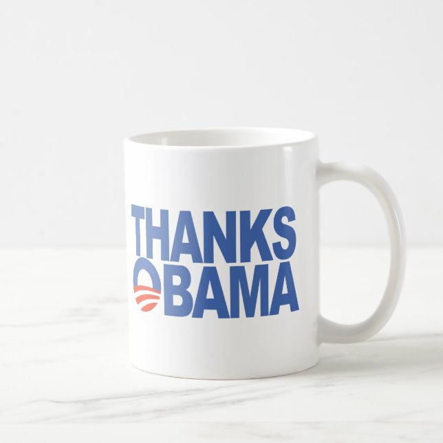 Tack Obama Kaffemugg (Höger)