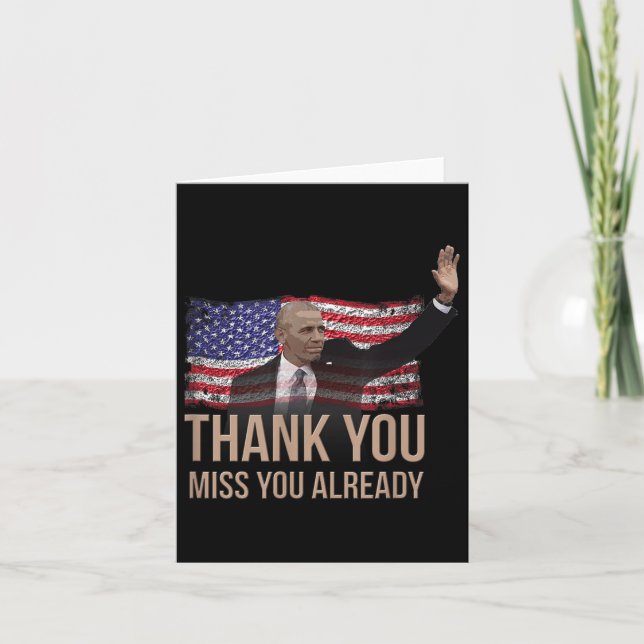 Tack Obama, miss You Barack President Kort (Framsida)