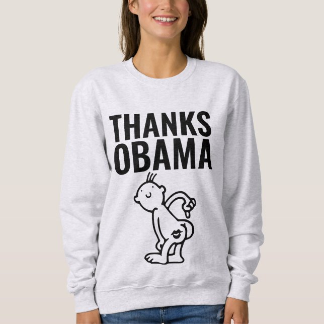 TACK OBAMA Roliga T-Shirts (Framsida)
