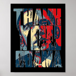 Tack Obama T Shirt - Vintage_1 Poster