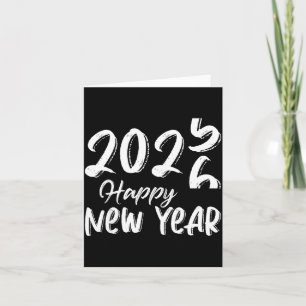 Tack och adjö 2025 Hej 2026 Gott Nytt År Nyårsafto Kort