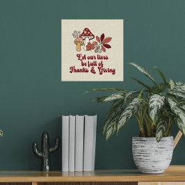 Tack och Ge Fall Aesthetics Poster