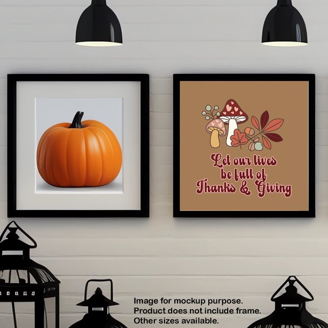 Tack och Ge Fall Aesthetics Poster (Skapare uppladdad)