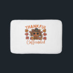 Tack- och koffeinfri Thanksgiving kaffe Badrumsmatta<br><div class="desc">Tack- och koffeinfri Thanksgiving Coffee Älskare Essential T-Shirt</div>
