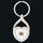 Tack- och koffeinfri Thanksgiving kaffe Twisted Heart Silverfärgad Nyckelring<br><div class="desc">Tack- och koffeinfri Thanksgiving Coffee Älskare Essential T-Shirt</div>