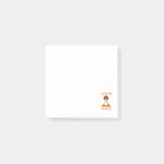 Tack och lov, 23 amerikanska Maple November-Thanks Post-it Block (Framsida)