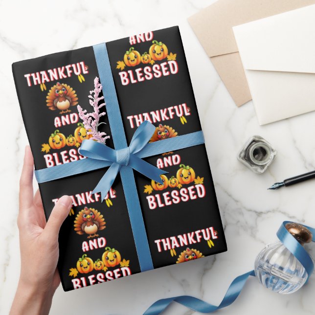 Tack och lov, 23 amerikanska Maple November-Thanks Presentpapper (Gifting)
