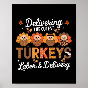 Tack och lov att leverera det bästa Turkiet-arbete Poster