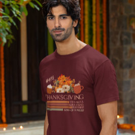 Tack och lov, design med bläck Thanksgiving T Shirt