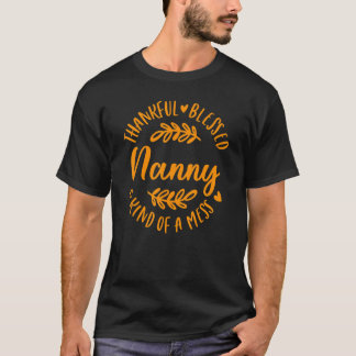 Tack och lov, en Nanny Thanksgi. T Shirt