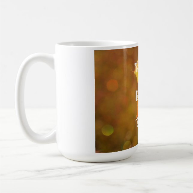 Tack och lov Fall Thanksgiving Mugg (Vänster)