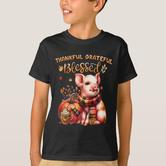 Tack och lov Fall Y'a, Fall Fall y'a, välsignad Fa T Shirt (Framsida)