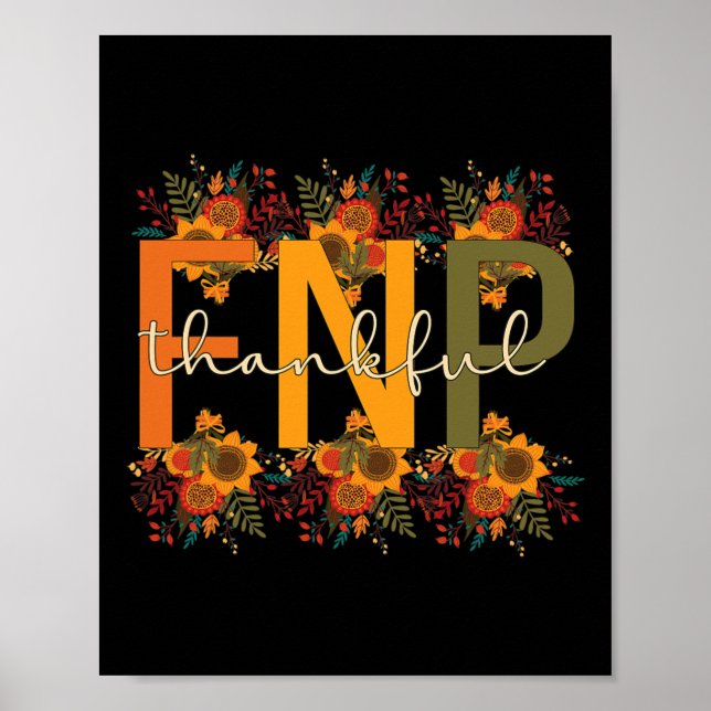 Tack och lov för FNP-Thanksgivingens sjukförsäkrin Poster (Framsidan)
