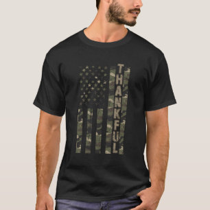 Tack och lov, Förenade Stater Distress Camo W Us F T Shirt
