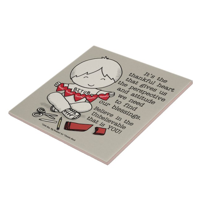 Tack och lov kakelplatta (Sidan)