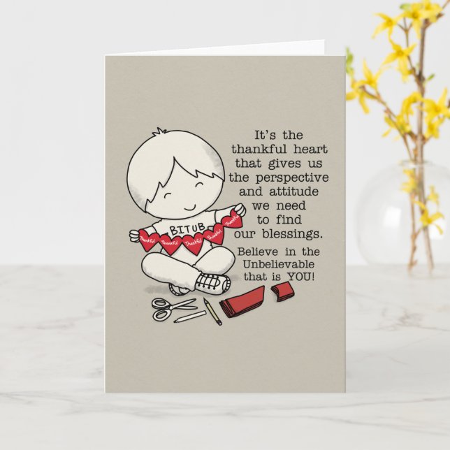 Tack och lov kort (Gul blomma)