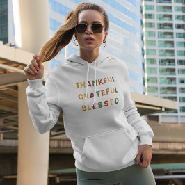 Tack och lov - Kvinnors Fall Hoodie D T Shirt