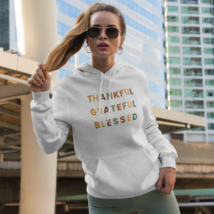 Tack och lov - Kvinnors Fall Hoodie D T Shirt