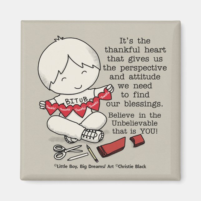 Tack och lov magnet (Framsidan)