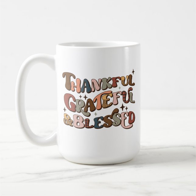 Tack och lov och tack för att du har använt Retro- Kaffemugg (Vänster)