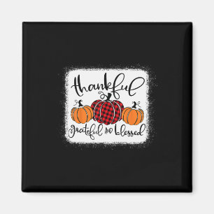 Tack och lov och tack vare Pumpkin Fall Thanksg Magnet