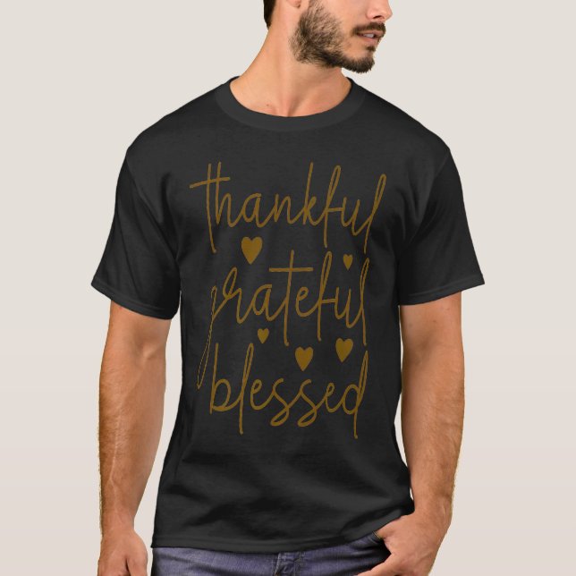 Tack och lov och välsignelse t shirt (Framsida)