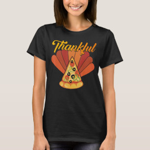 Tack och lov Pumpkin tacksamt välsignad pizzaba w T Shirt