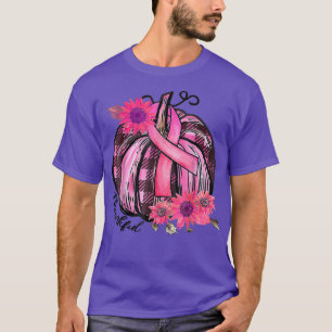 Tack och lov Rosa Pumpkin Solros Breast Cancer Awa T Shirt