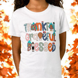 Tack och lov, stor välsignad Thanksgiving T Shirt
