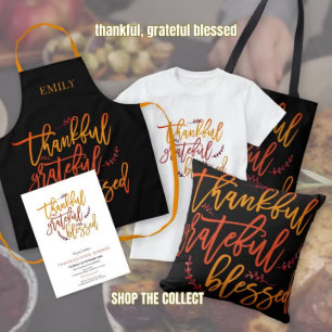 Tack och lov, tack och lov, Gratitude Quote White Fleecefilt