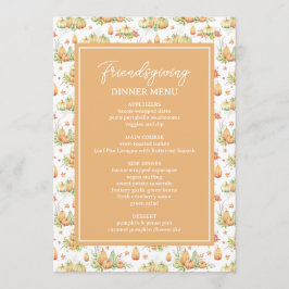 Tack och lov, tack och lov, minimalistisk vänskapl meny