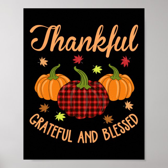 Tack och lov, tack och lov, tack och lov, Thanksgi Poster (Framsidan)