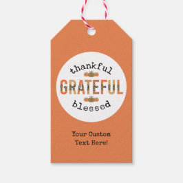 Tack och lov, Thanksgiving för bläck och kur Presentetikett