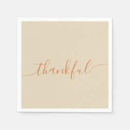 Tack och lov Thanksgiving Pappersservett