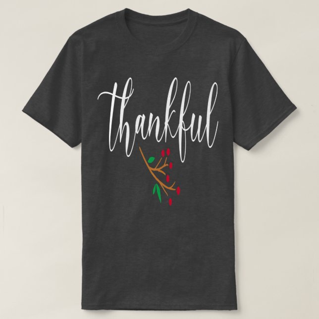 Tack och lov Thanksgiving T Shirt (Design framsida)